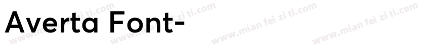 Averta Font字体转换